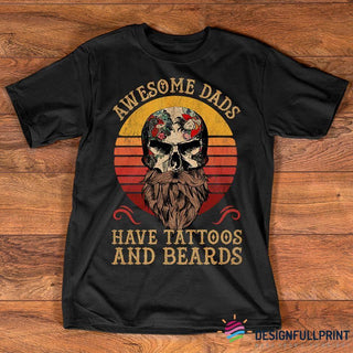 Tattoo Beard Shirt Beard T Shirt LH Beard Gang Shirt Funny Beard Shirts Beard Shirts For Him Presents For Men