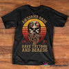 Tattoo Beard Shirt Beard T Shirt LH Beard Gang Shirt Funny Beard Shirts Beard Shirts For Him Presents For Men