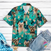 Yorkshire Terrier Tropical Hawaii Button Shirt CM Gifts For Dog Lovers