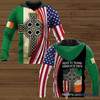 Irish Shop Irish by Blood Us Flag St Patricks Day Hoodie Hoodie CH