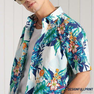 Flower Hawaiian Shirt LH Aloha Shirt Hawaiian Outfit For Men Hawaiian Shirts For Women Hawaiian Shirts For Men