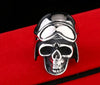 Stainless Steel Devil Skull Head Ring
