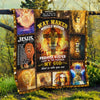 Gift For Christian When I Rise Give Me Jesus God Blanket Quilt Blanket HG