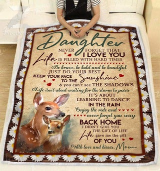 Blanket Deer To my daughter Your way back home