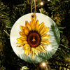 Gift For Hippie HIPPIE SUNFLOWER Ornament LH