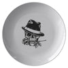 Skull Men Couple Microwave Safe, BPA- Free Plate 002 - designfullprint