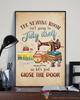Tidy Sewing Room Love Sewing Knit Yarn Canvas Art and Poster CM
