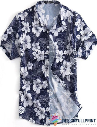 Blue Hawaiian Shirt LH Aloha Shirt Hawaiian Outfit For Men Hawaiian Shirts For Women Hawaiian Shirts For Men