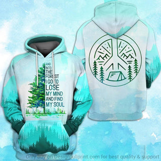 Gift For Camper Gift For Hippie Hippie Camping Forest Unisex Hoodie CH