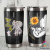 Gift For Elephant Lover Gift For Mom You Are My Sunshine Elephant Mom And Baby Tumbler CHM