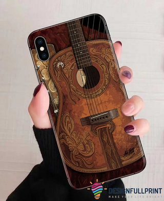 Wood Guitarist Phone Case CM