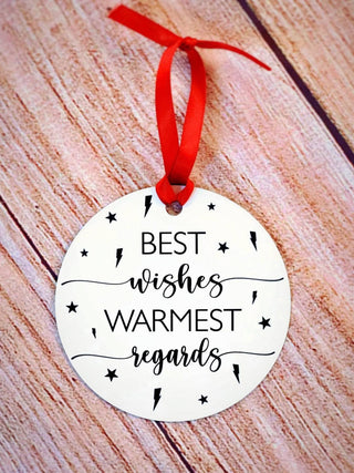 Best Wishes Ornament LH