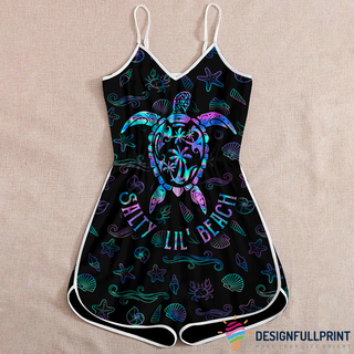 Gift For Turtle Lover Turtle Romper Rompers For Women LH Romper Dress Sexy Rompers Summer Rompers