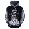 Skull Gift Violet Sugar Skull Girl All Cancer Awareness Hoodie