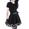 Hight Waist Witch Moon Printed Punk Rock Gothic Women Skirts