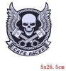 Embroidered Leather Biker Patches