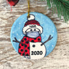 Snowman Ornament LH