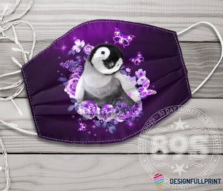 Gift For Butterfly Lover Butterfly Mask Penguin Mask Cloth Mask Face Mask LH Penguin Gift
