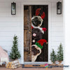 Pug Christmas Door Cover LH