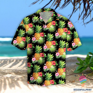 Pineapples Hibiscus Tropical Hawaii Shirt CM Gifts For Dog Lovers