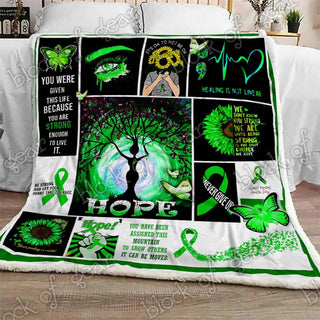 Mental Health Awareness Sofa Blanket