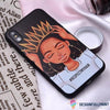 Black Pride Respect My Hairs Afro Print Phone Case LN