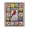 I Am Always With You Cardinals Bird Blanket HG Memorial Gifts