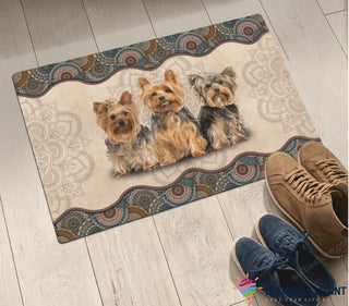 Yorkshire Doormat LH Dog Welcome Mat Gifts For Dog Lovers Yorkshire Gift