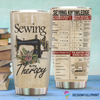 Sewing Is My Therapy Tumbler CM