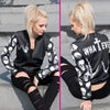 Whatever Skull 3D Printed Basic Jacket - designfullprint