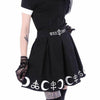 Hight Waist Witch Moon Printed Punk Rock Gothic Women Skirts