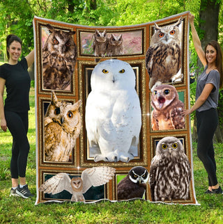 Owls Blanket Owl Security Blanket Owl Lovey Blanket Owl Baby Blanket Owl Blanket Sherpa Blanket HG