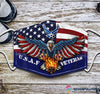 Gift For Veteran Lover Gift For Army US Air Force Veteran USAF Mask Cloth Mask Face Mask LH Eagle