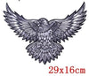 Embroidered Leather Biker Patches