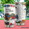 She Who Loves To Knit Love Sewing Quilting Tumbler CM