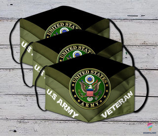 Gift For Veteran Lover Gift For Army Military Gifts Gift For Army Army Veteran Eagle  Face Mask LH