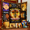 Jesus Way Maker Miracle Worker Love Jesus Lion Blanket Quilt Blanket HG