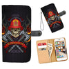 Cell Phone Wallet Case for Universal Models - Fire Dept FireFighter Fire Rescue 002