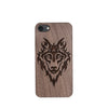 Wood Phone Case for Universal Models - Wolf Head 005 - designfullprint
