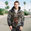 3D Owl Heart Zip Up Hoodie 001 - designfullprint