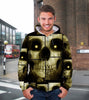 3D Skull Multi Unisex Hoodie, Long-sleeve, Tee, Zip up 027