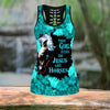 Gift For Christian Gift For Horse Lover Christian Workout Tanks This Girl Runs On Jesus And Horses Tank Top And Leggings Set Jesus Tank Top HG