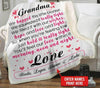 Personalized Love Grandma Premium Blanket