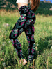 Skull Art Leggings 11 - designfullprint