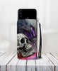 Sugar Skull Design Cell Phone Wallet Case for Universal Models 012 - designfullprint