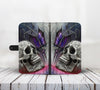 Sugar Skull Design Cell Phone Wallet Case for Universal Models 012 - designfullprint