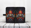 Cell Phone Wallet Case for Universal Models - Fire Dept FireFighter Fire Rescue 002