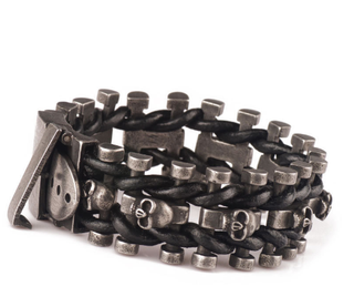 Belt Buckle Skull Bracelet