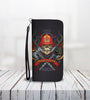 Cell Phone Wallet Case for Universal Models - Fire Dept FireFighter Fire Rescue 002 - designfullprint