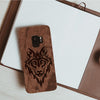 Wood Phone Case for Universal Models - Wolf Head 005 - designfullprint